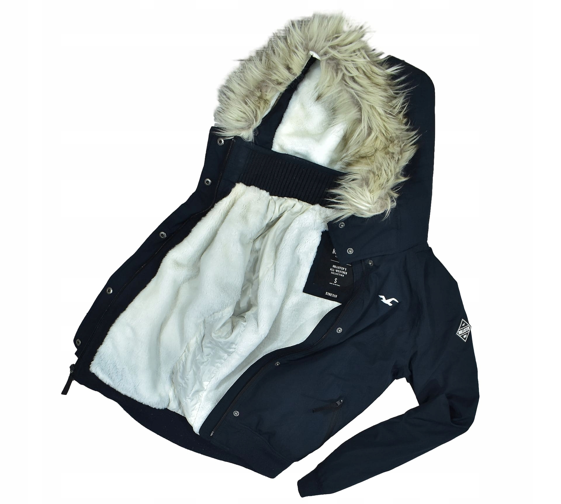 HOLLISTER All-Weather Ocieplana Kurtka Damska / S 14710521378 