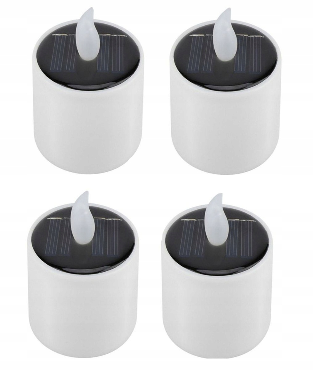 

4x Lampa Solarna Led Świeczka Płomień Tealight