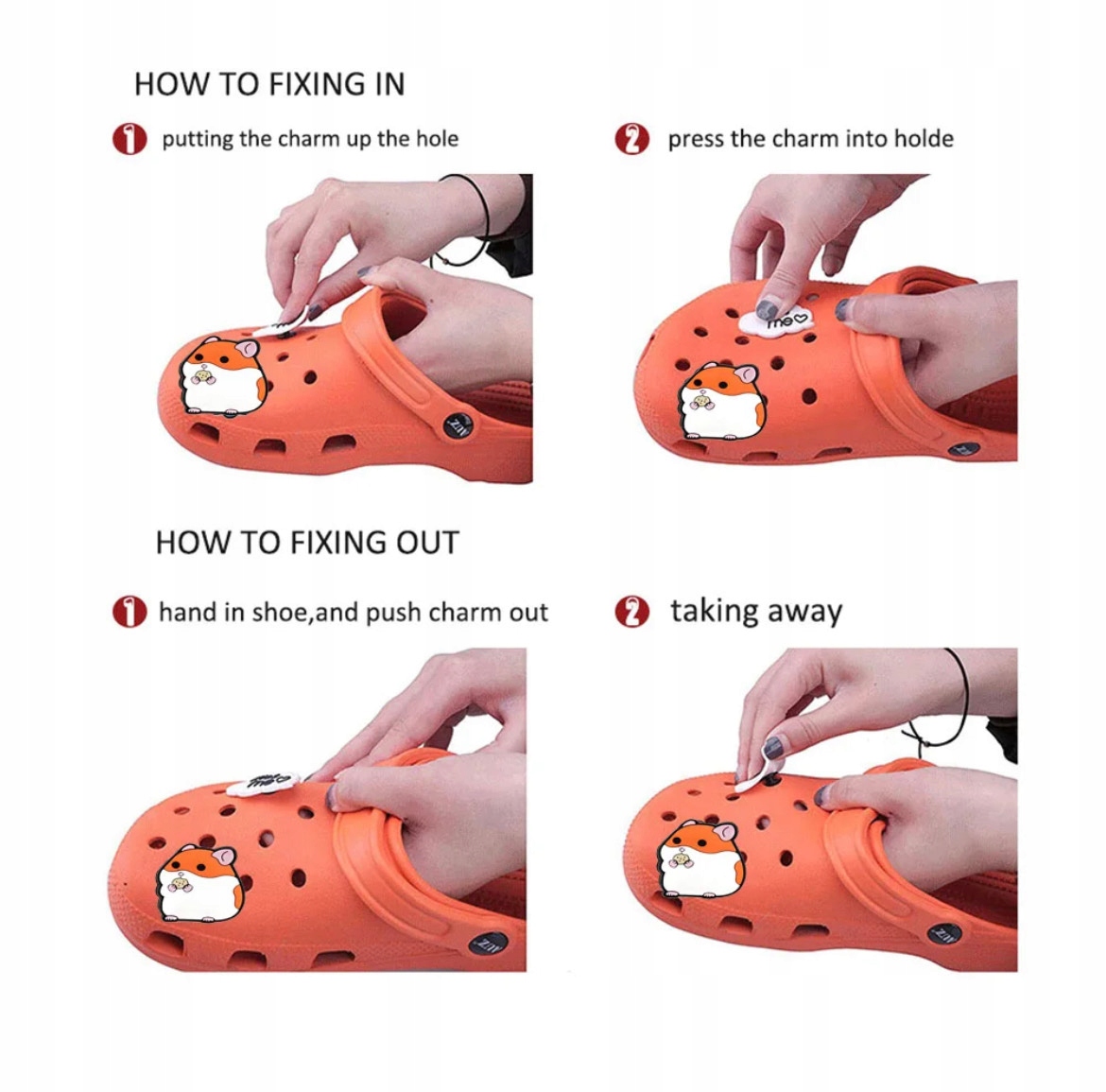 CROCS CHARMS - PIN DO BUTÓW przypinki Kolor inny kolor