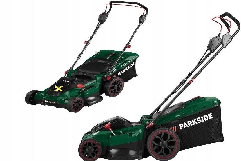 Akumulatorowa kosiarka 40 V Prma 40-Li D2 Parkside Na 2 Akumulatory
