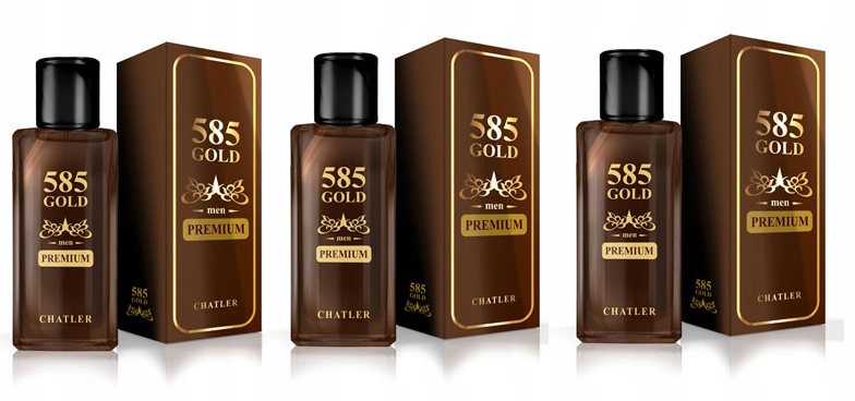 Chatler 585 Men Gold Premium 3x100 ml parfémovaná voda