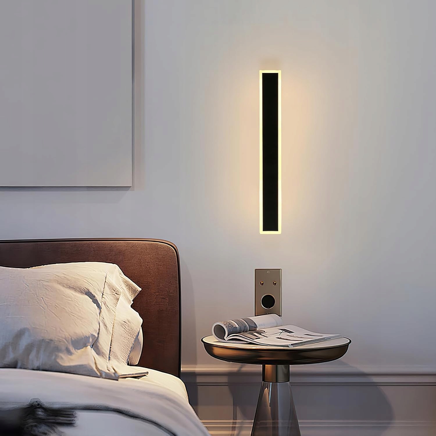 Led nástěnné svítidlo, 12W 31x4 cm – 3 různé teploty světla v 1 lampě!
