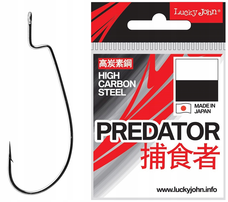 Haczyk Lucky John Offset Hooks LJH345 1/0 (8szt.) Rozmiar: 1/0