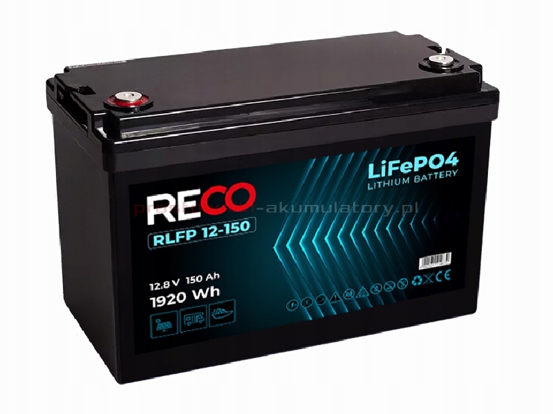 Akumulator LiFePO4 150Ah 12,8V Reco RLFP12-150