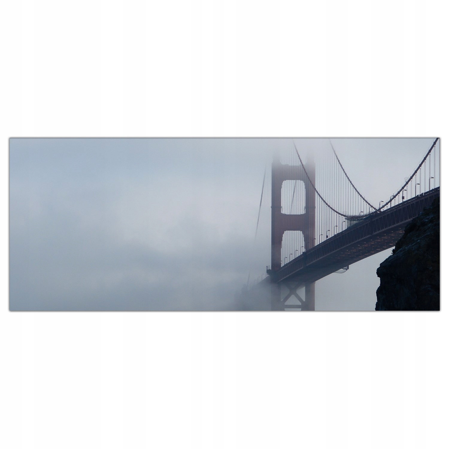 

Hartowany Obraz Szklany Most Golden Gate 125x50