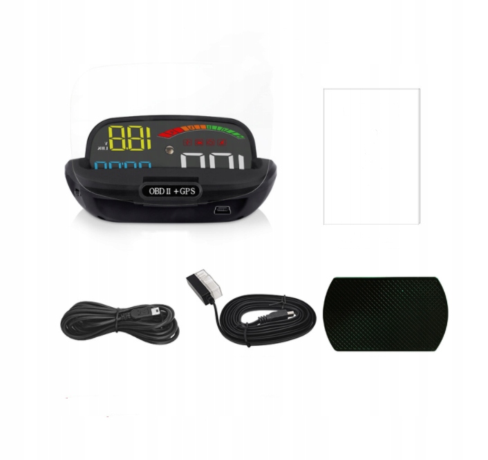WYŚWIETLACZ PROJEKTOR LED LCD HUD OBD2 GPS C800 EAN (GTIN) 4027449937359