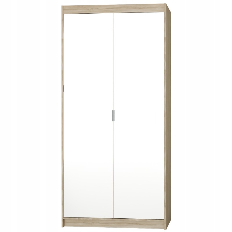 Skříň skříň se zrcadlem Alena dub sonoma 90 cm