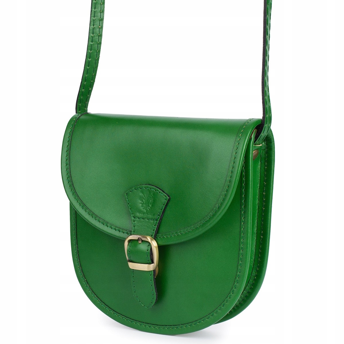 Zelená Beltimore Dámská kožená malá kabelka Přes Rameno podkova pevná
