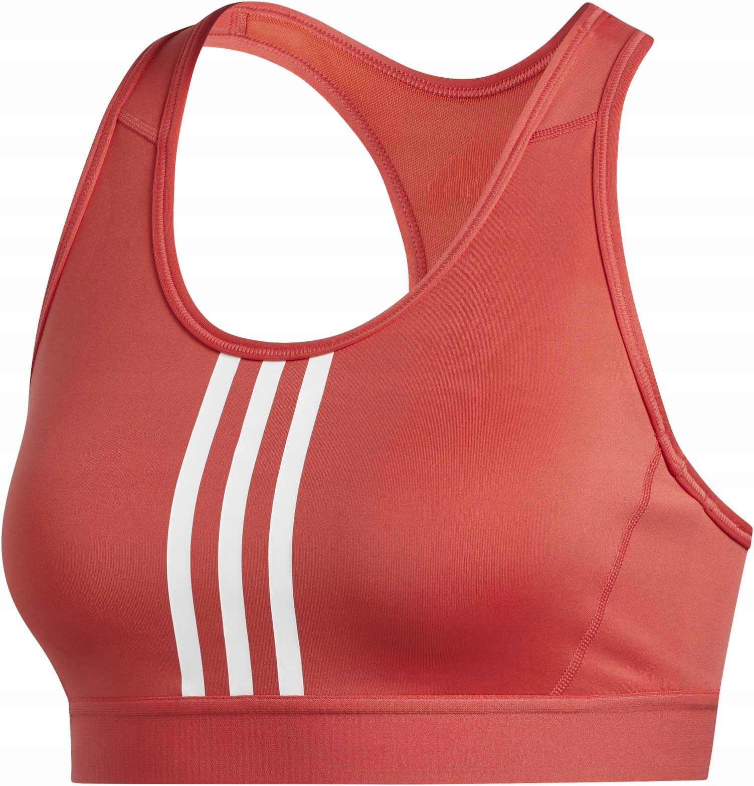 Biustonosz Sportowy Damski Adidas Drst 3S Bra Stanik Czerwony Xs