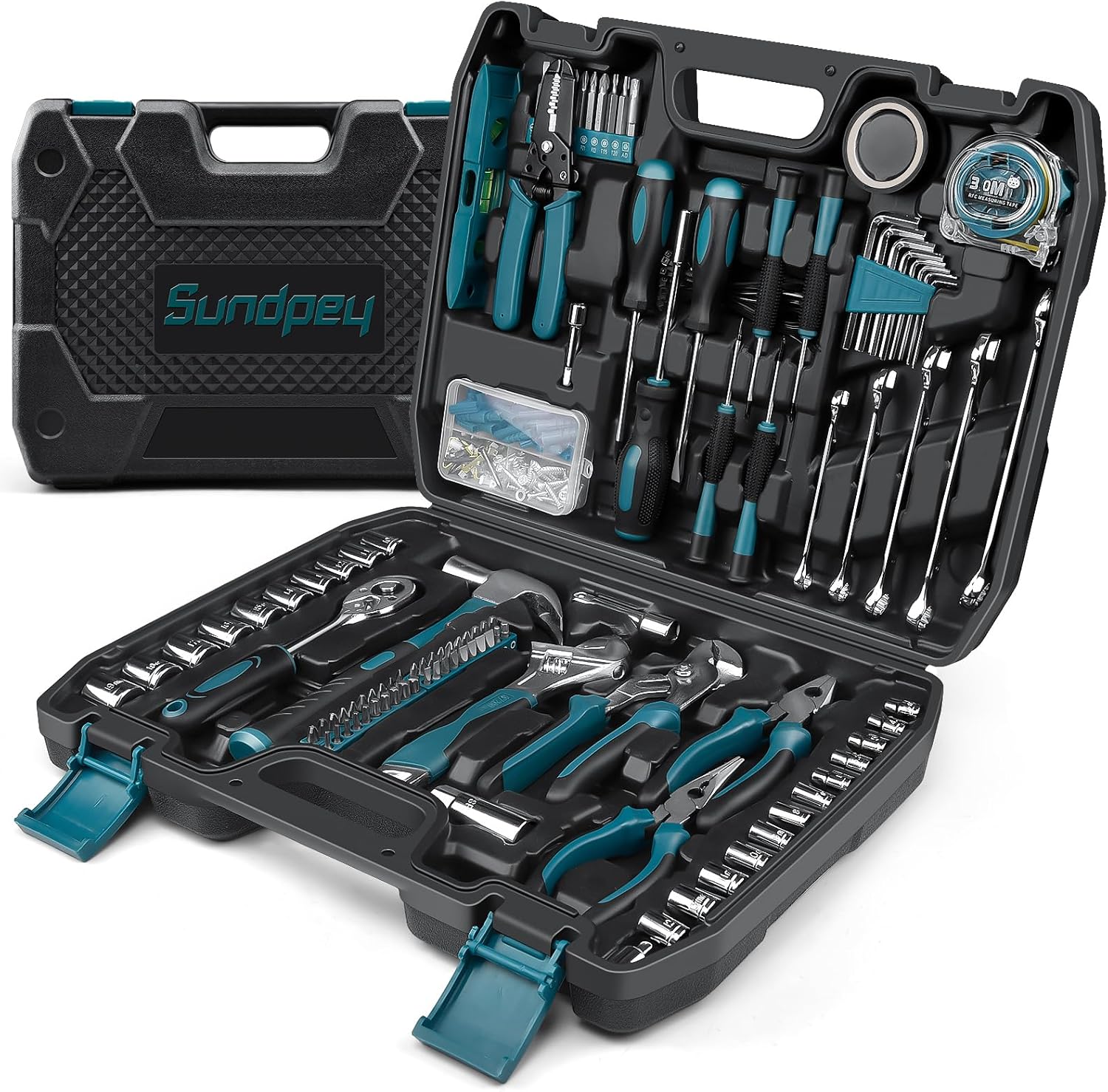 Sundpey Wypełniona walizka narzędziowa, 280-częściowy zestaw narzędzi L868