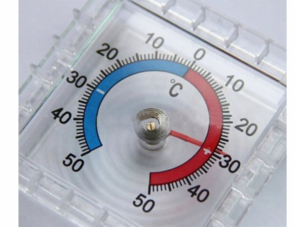 Termometr na szybę okno zewnętrzny samoprzylepny do minus 50 Model grozz