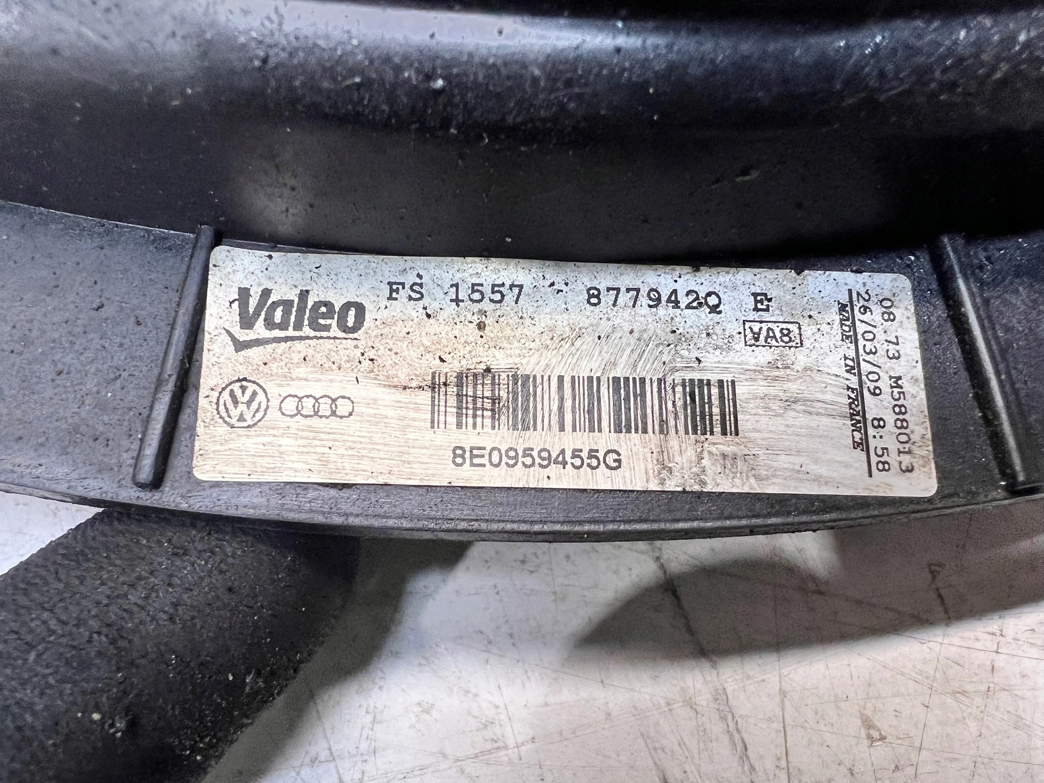 vrtule ventilátor AUDI A4 B7 8E0959455G