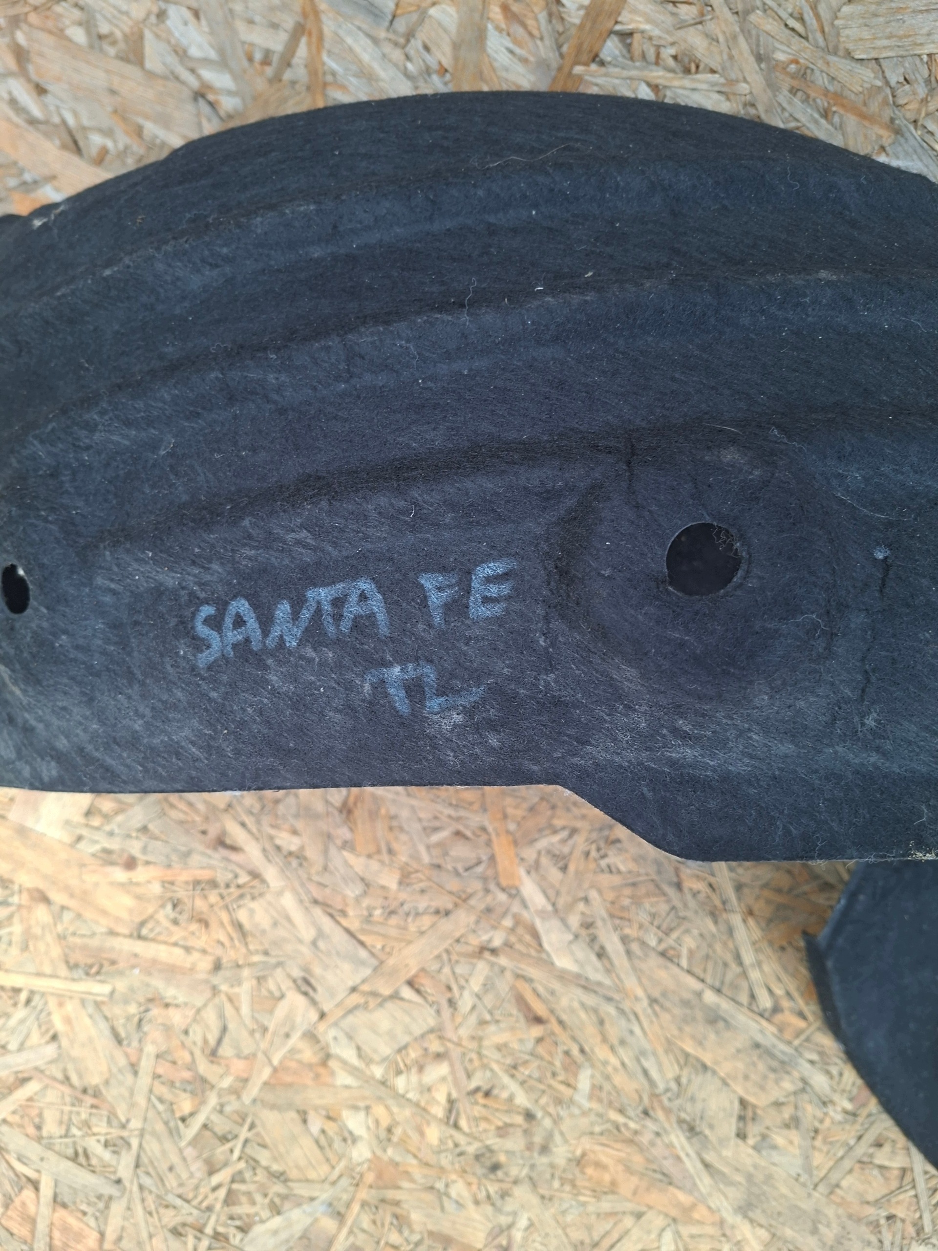 mudguard rear part rear. left HYUNDAI SANTAFE