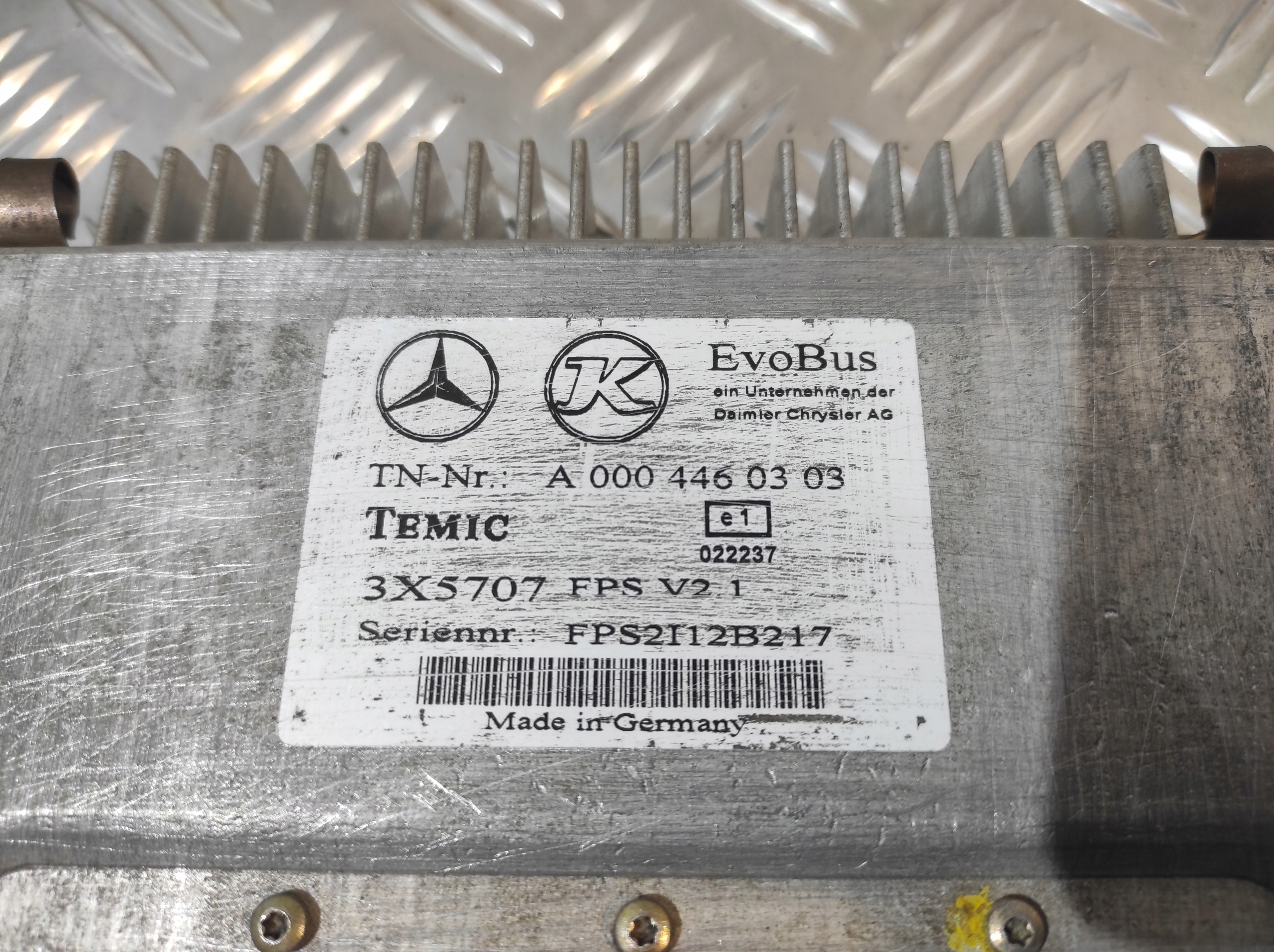control unit module MERCEDES 3X5707 FPS V2.1 A 000 446 03 03 EVOBUS