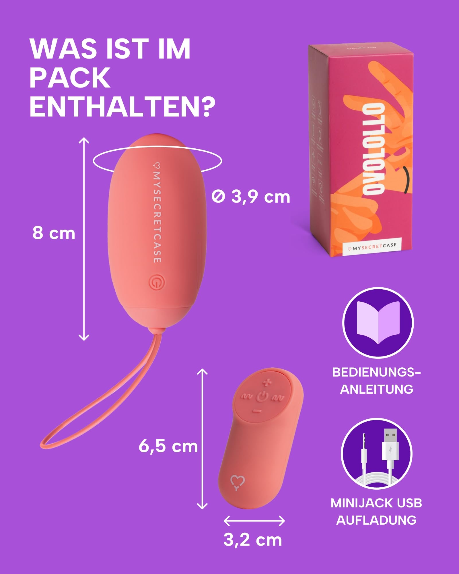 Wibrator Zdalnie Sterowany 7 Trybów Wibracji Kegla Wodoodporny — miniatura 5