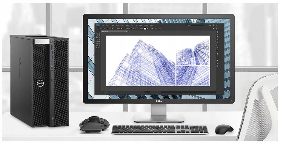 WYDAJNA STACJA ROBOCZA Dell Precision T7810 XEON 32GB 512SSD RADEON W10Pro Seria Intel Xeon