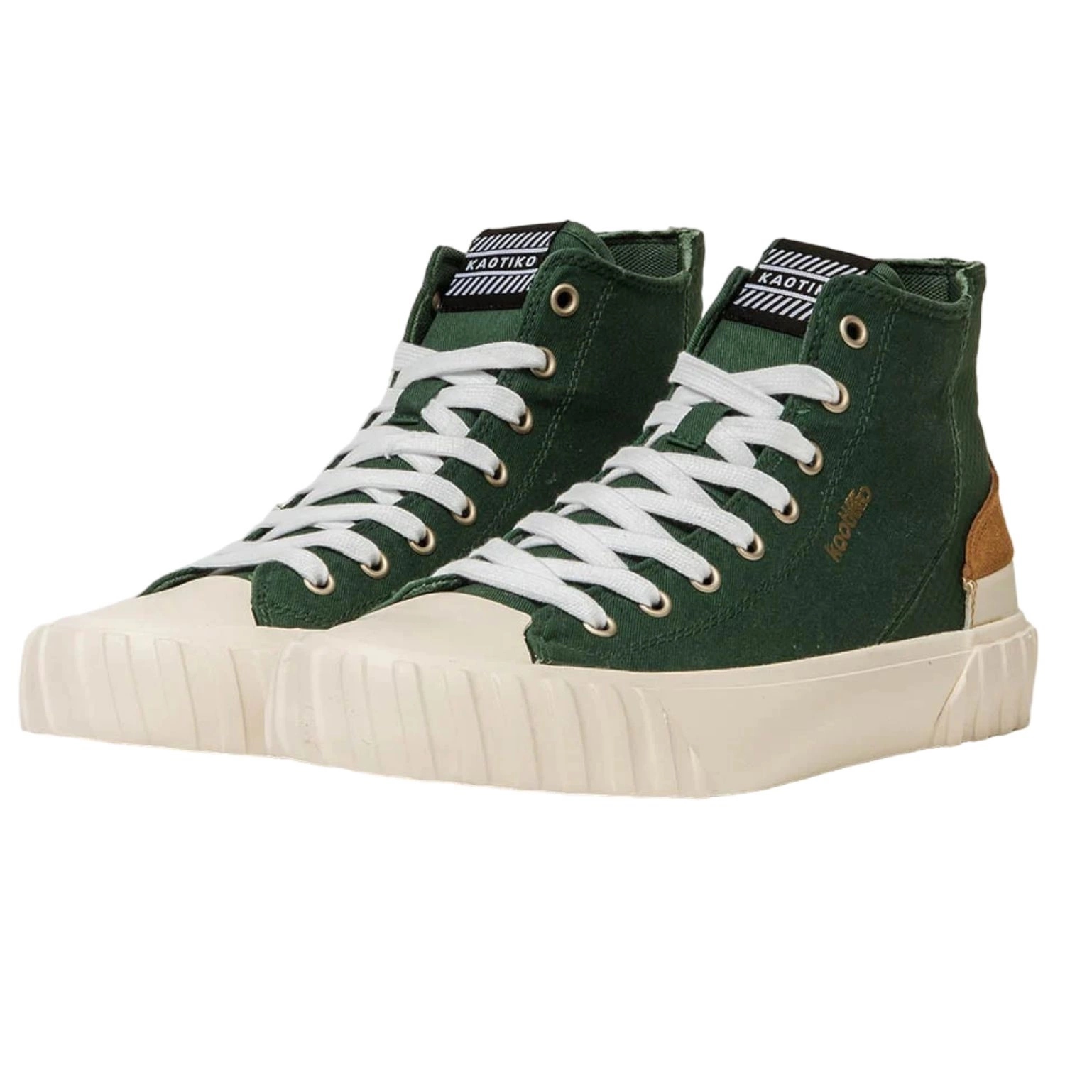 Dámské vysoké tenisky Kaotiko pro mládež zelené, lehké, vel.