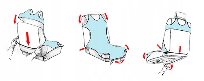 POKROWCE KOSZULKI na przednie fotele SAMOCHODOWE Producent Kegel-Błażusiak