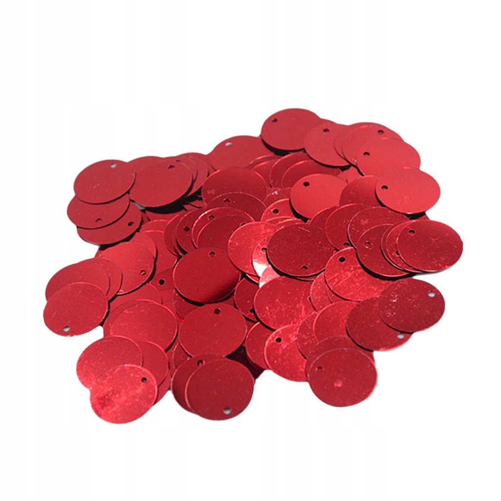 Sewing Craft Loose Sequins Red Gold Colorful Pojemność 5 l