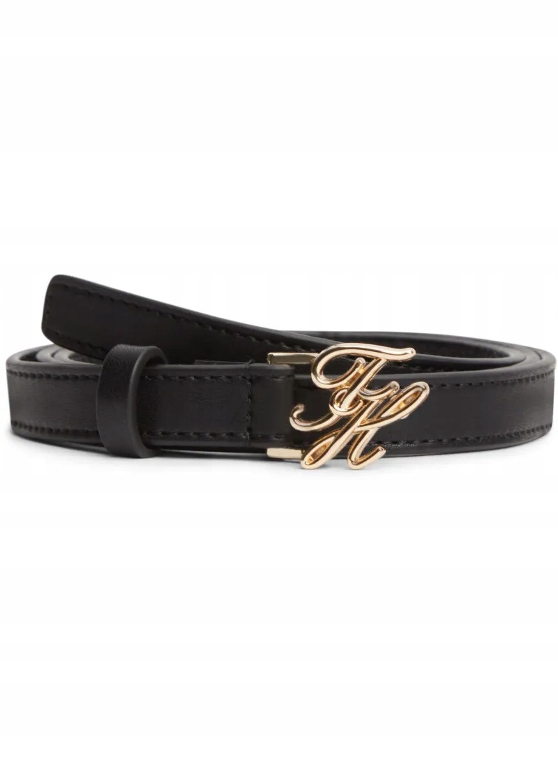 Dámský Pásek Tommy Hilfiger Th Script 1.5 AW0AW18609 Bds 85