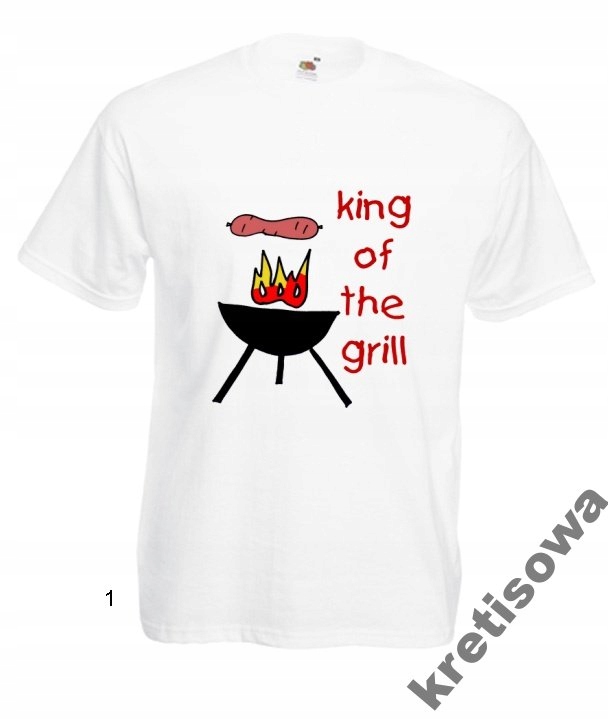 

Kolorowe Koszulki Kucharz Master Chef Grill Wzory