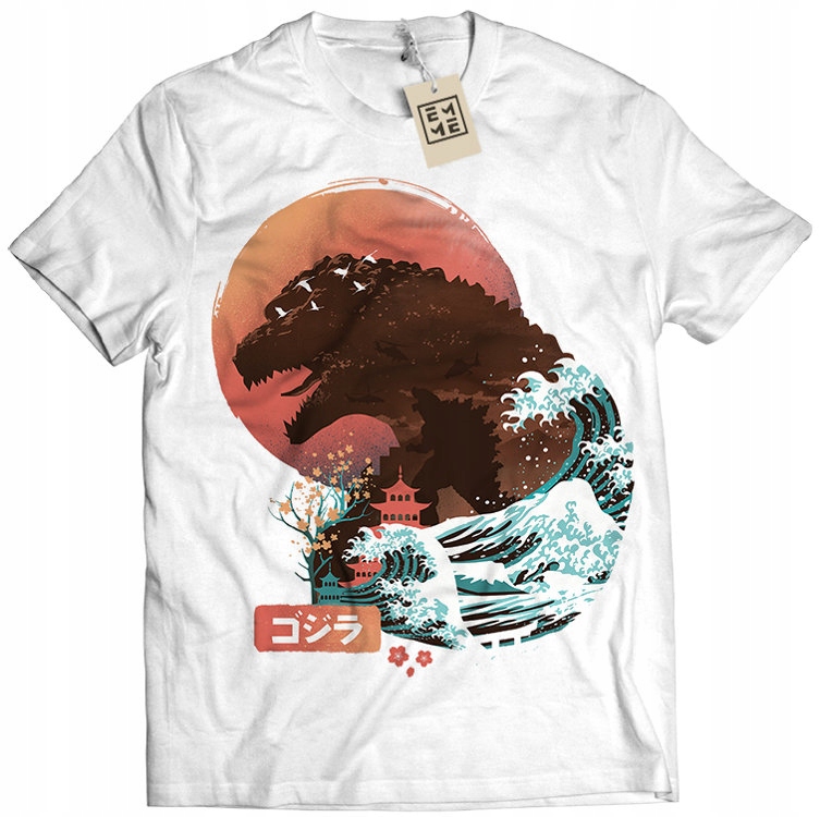 

Koszulka Z Nadrukiem Tokio Godzilla King Kong M