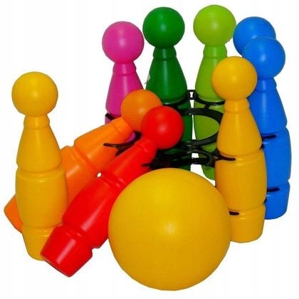 Kręgle maxi w koszyku /Macyszyn Toys