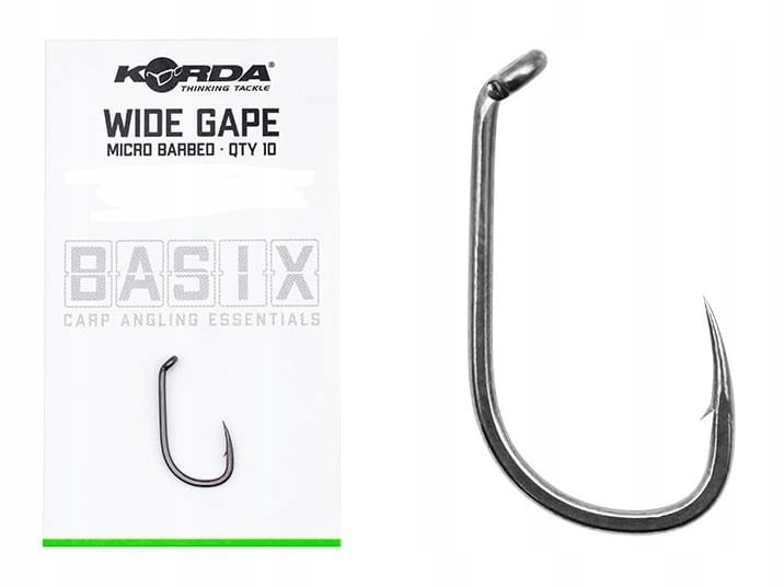 Haczyki Korda Basix Wide Gape Roz.4 KBX002