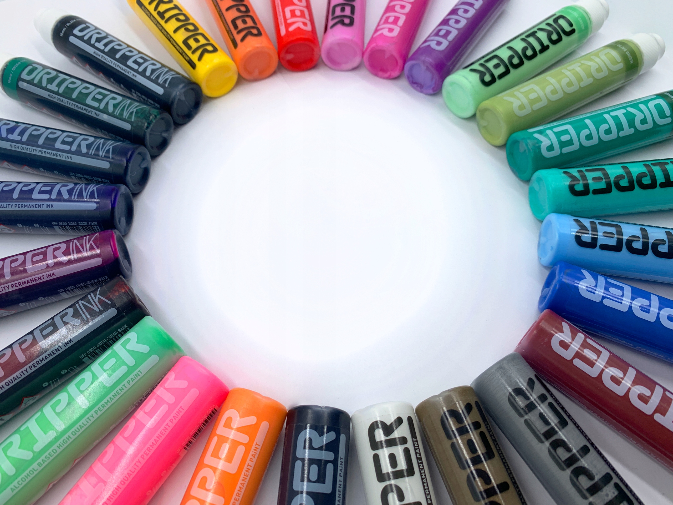 Zestaw markerów dekoracyjnych DRIPPER 10mm 6szt Kod producenta dp-10mm-set-A