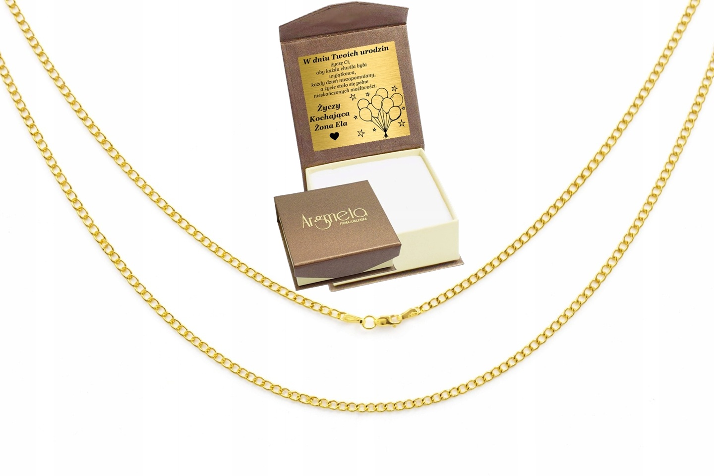 Złoty Łańcuszek Diamentowany Pancerka 2,60 mm pr 585