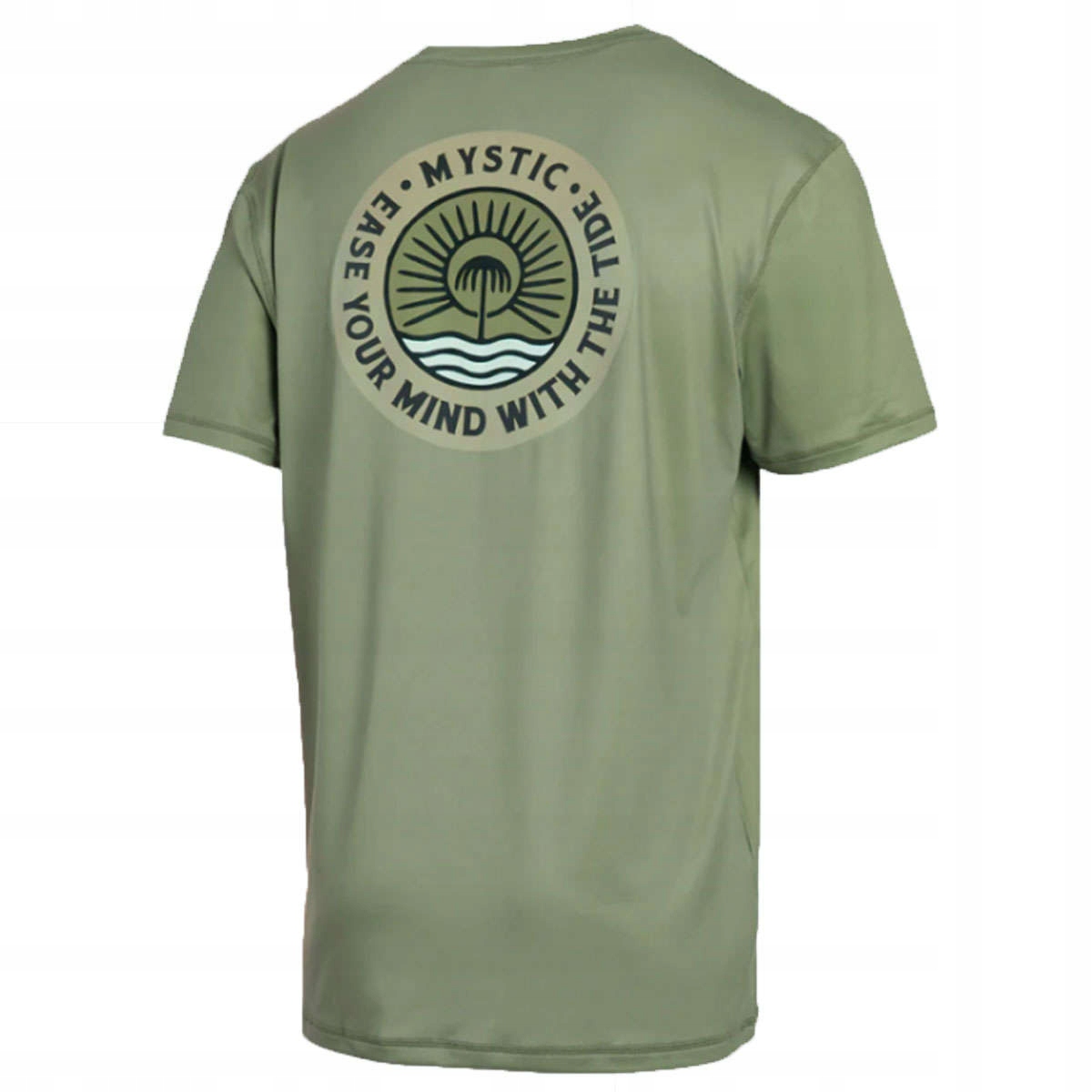 Koszulka krótki rękaw Mystic Ease SS Rashvest Olive Green 2023 XL Marka Mystic