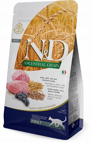 

Nd Cat Ancestral Grain Adult Lamb 300g -1564