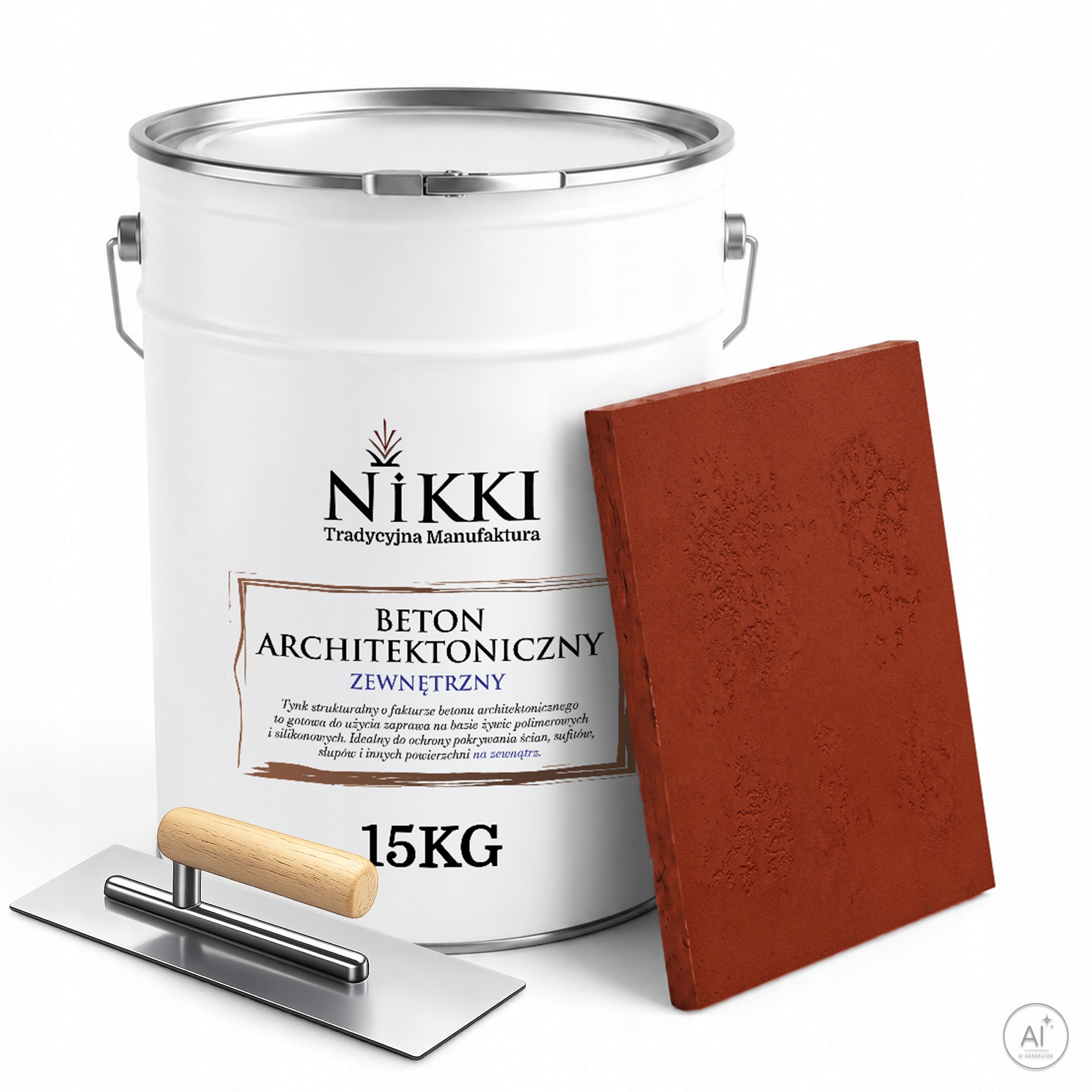 Dekorativní venkovní architektonický beton 10 m2 15 kg Cihlový Paca