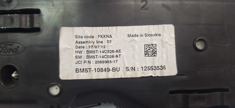 dials FORD FOCUS MK3 BM5T10849BU