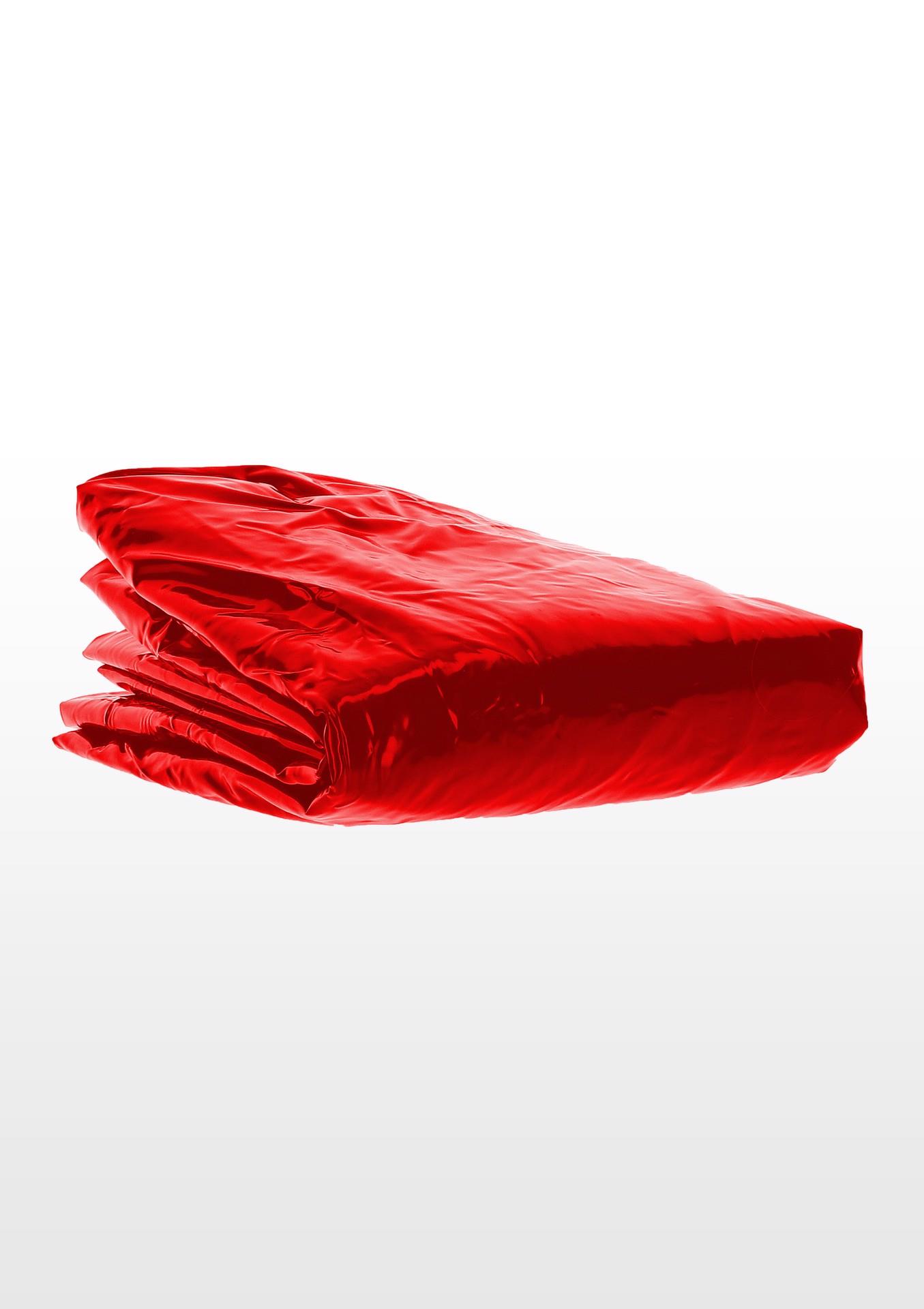 Wet Play King Size Bedsheet Red