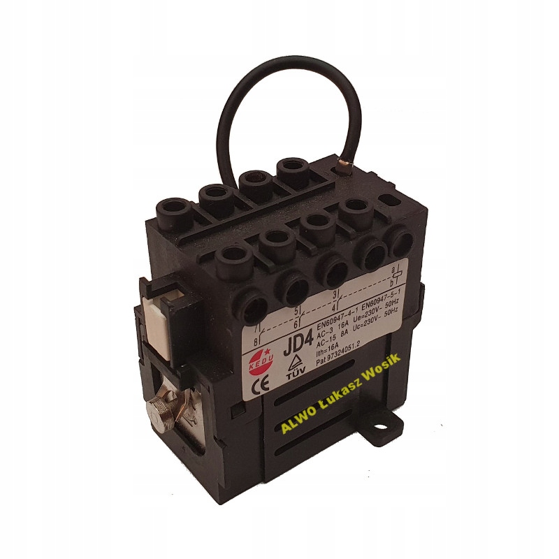 Stycznik wyłącznik przekaźnik KEDU JD4 230V 1 faz EAN (GTIN) 97324051