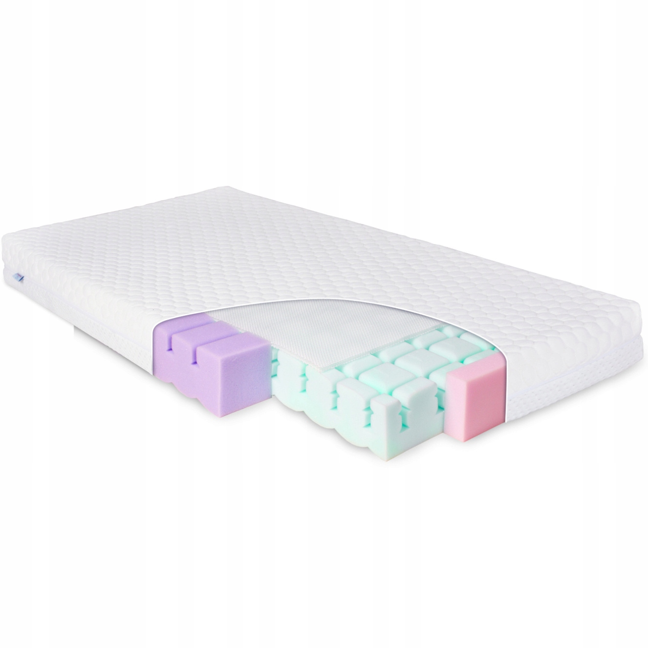 Materac dziecięcy Aero piankowy 120x60x10 cm Baby Matex