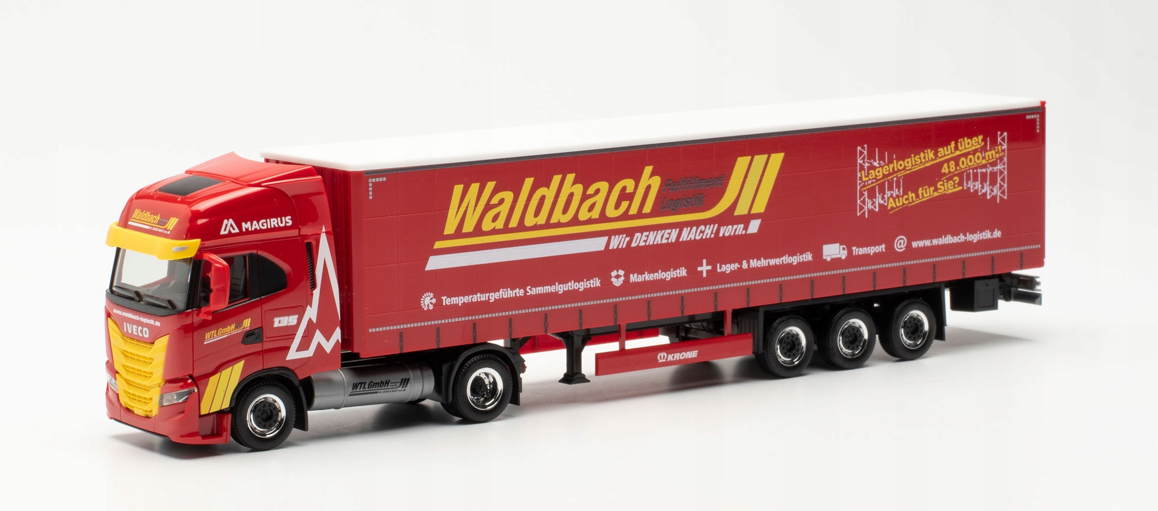 Herpa 314411 Iveco S-Way Lng Waldbach Logistik