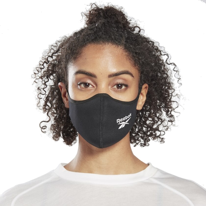 

Maseczka Reebok Face Cover 1 szt. Black mała Xs/s