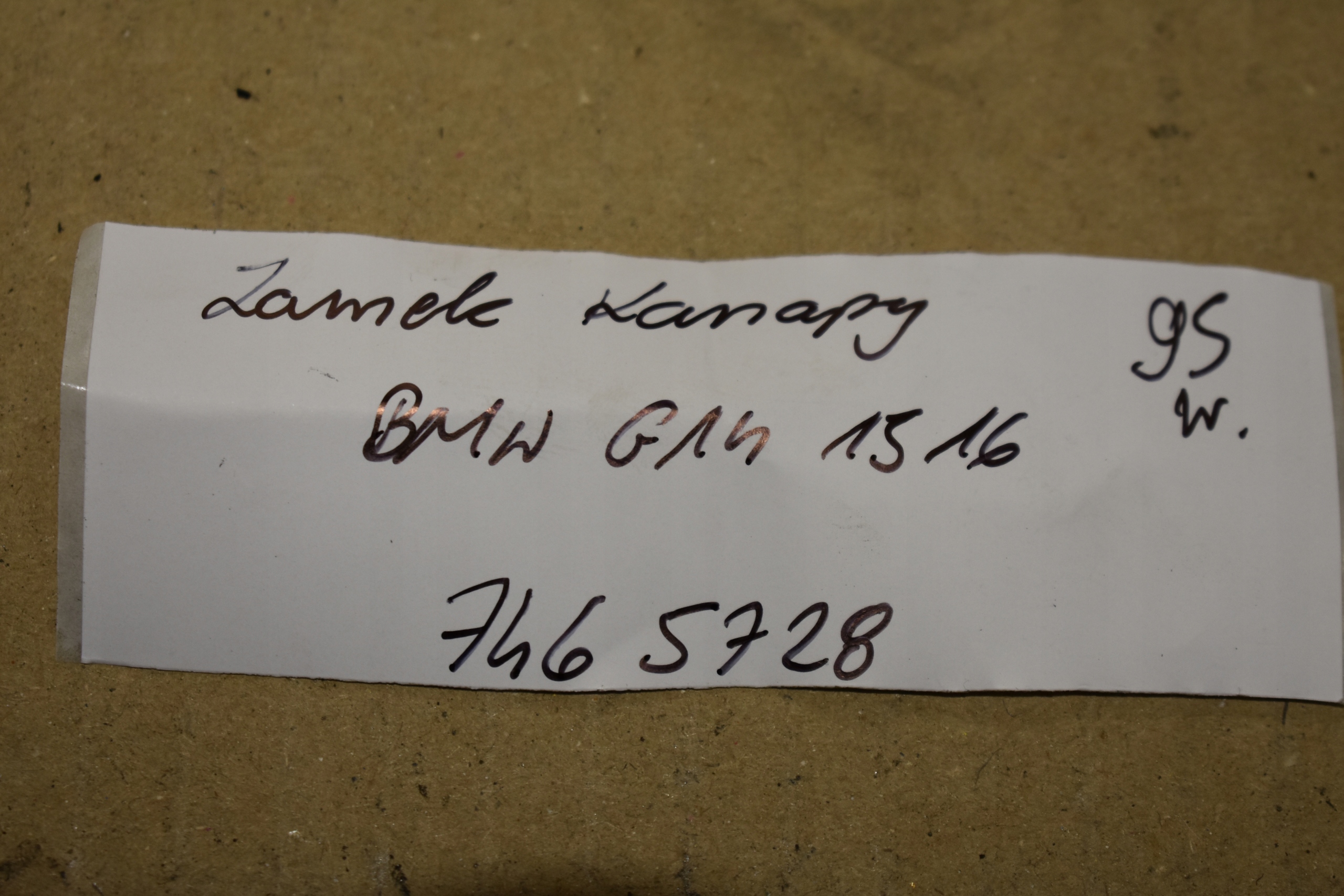 IDEALNY lock KANAPY rear BMW G14 G15 G16 1
