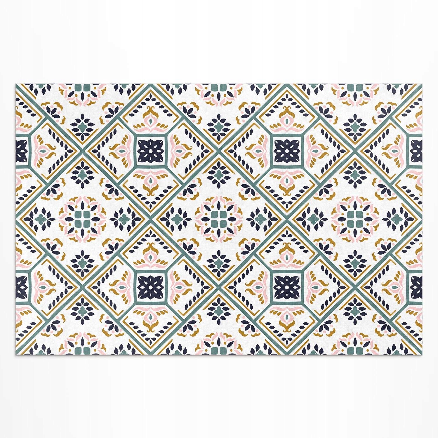 Dekoratívny vonkajší koberec Geometrický vzorovaný vzor dlaždíc 120 x 80 cm