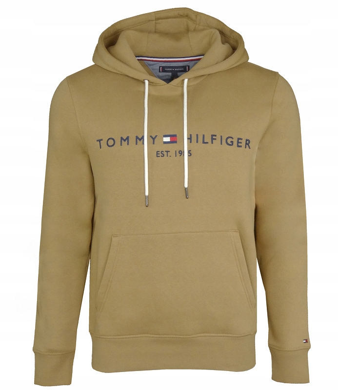 Tommy Hilfiger pánská mikina s kapucí, hnědá, M
