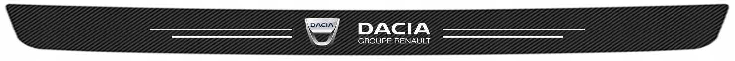 

Osłona naklejka na zderzak, bagażnik Dacia