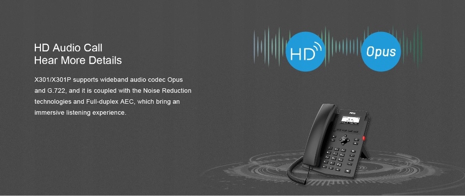 Telefon stacjonarny Fanvil X301P PoE SIP VoIP Marka Fanvil