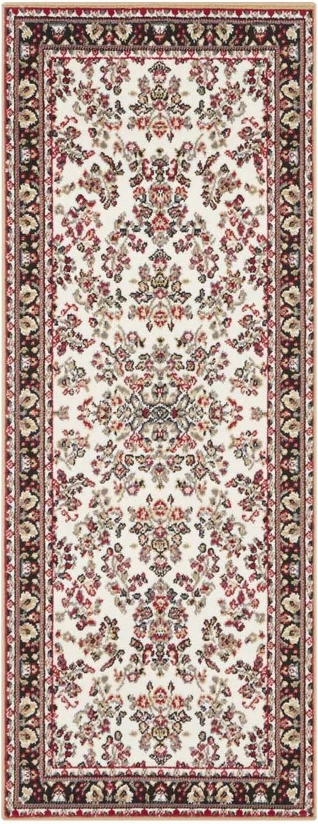 Behúň 80x250 cm, tradičný vzor do predsiene chodby, béžovo-krémový