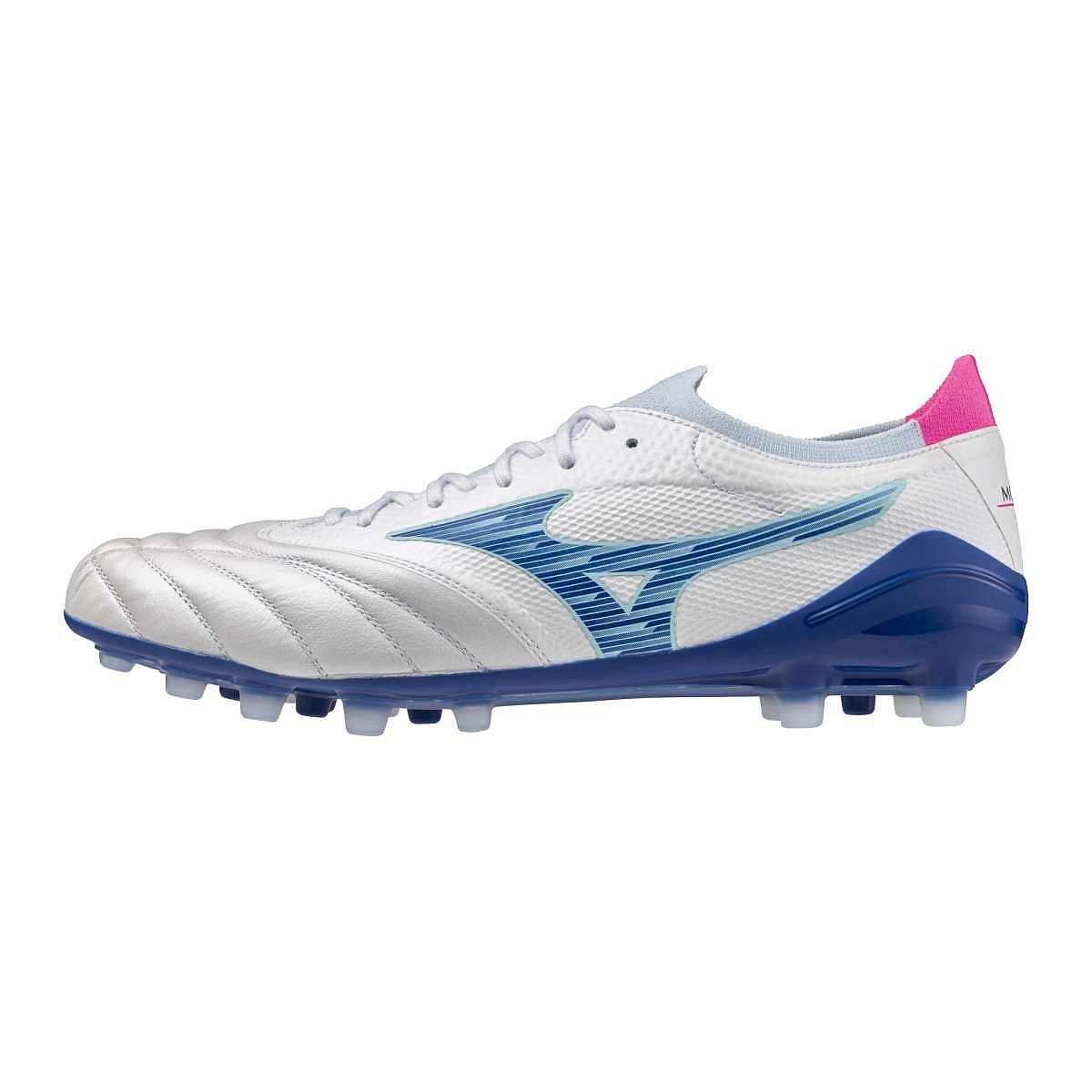 Mizuno Morelia Neo IV ? Elite Ag(u) White/Tanager Turquoise/Pink Tetra