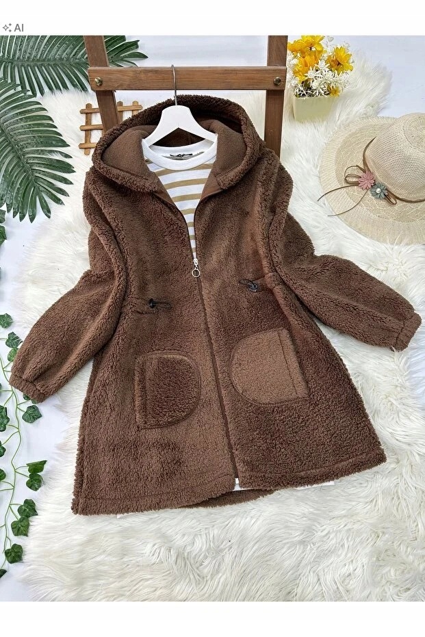 Teplá Prošívaná Dámská Bunda S Kapucí Oversize M 5IA