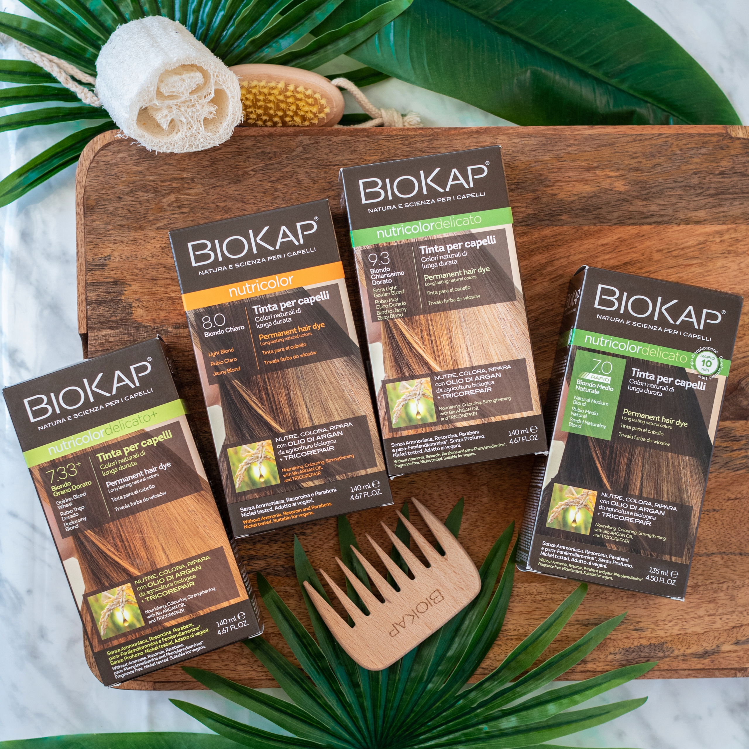 BIOKAP NUTRICOLOR 140ml farba koloryzująca do włosów Kolor 4.06 Kawowy Brąz EAN (GTIN) 8030243010230