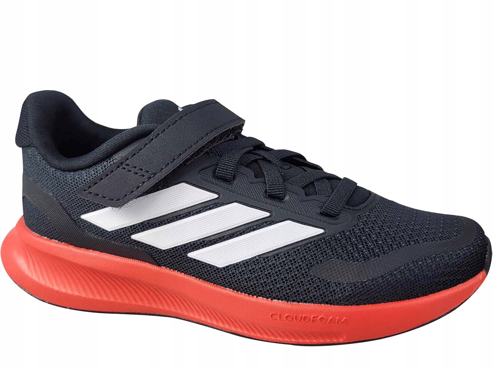 Adidas Runfalcon 5 El IE8577 Buty Dziecięce Na Gumki Rzep Czarne Na W-f
