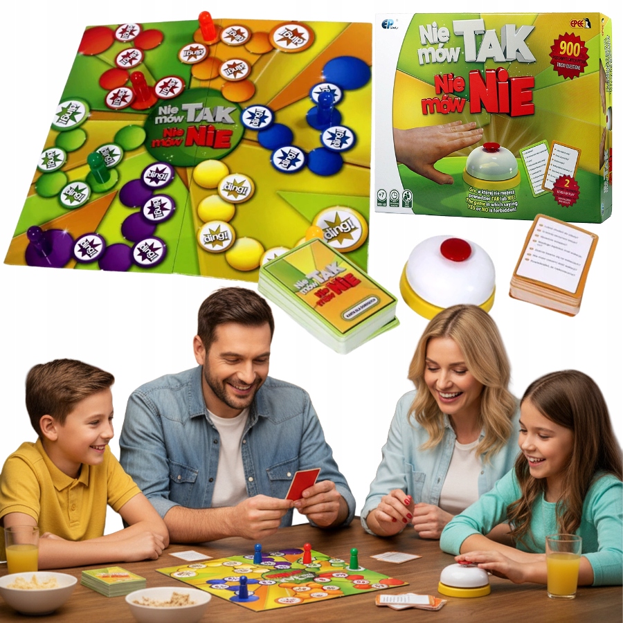 Nie Mów Tak, Nie Mów Nie Gra Familijna Planszowa